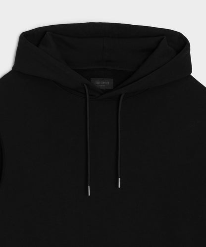 Todd Snyder Foundation Hoodie in Pitch Black Pitch Black