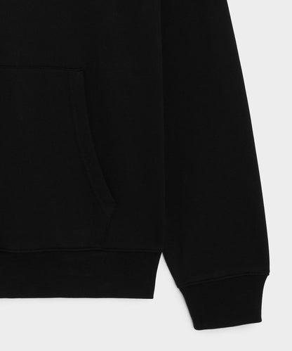 Todd Snyder Foundation Hoodie in Pitch Black Pitch Black
