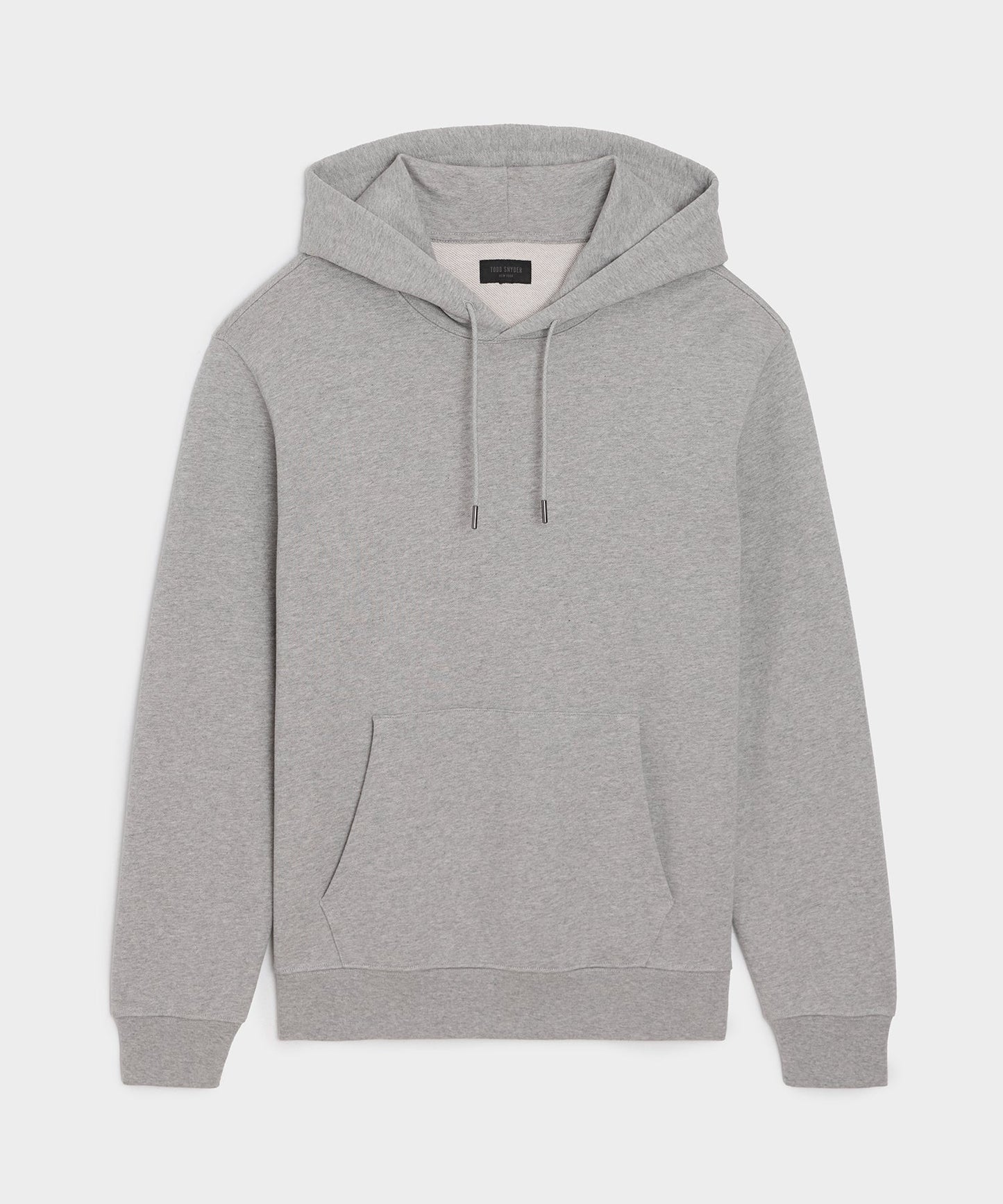 Todd Snyder Foundation Hoodie in Light Gray Mix Light Grey Mix