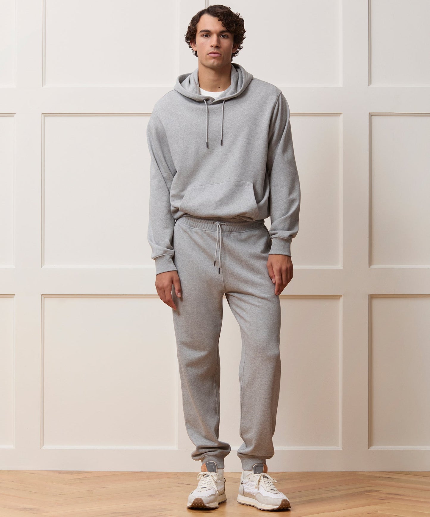 Todd Snyder Foundation Hoodie in Light Gray Mix Light Grey Mix