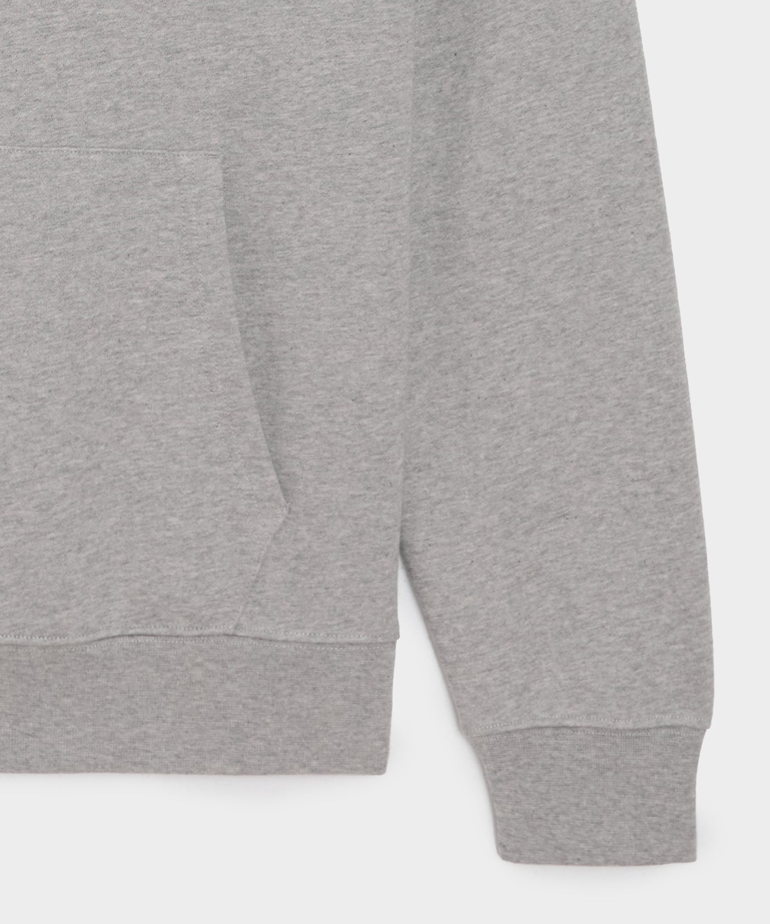 Todd Snyder Foundation Hoodie in Light Gray Mix Light Grey Mix