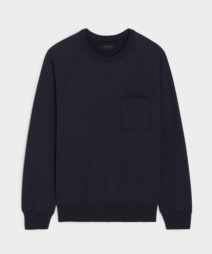 Todd Snyder Foundation Pocket Sweatshirt in Original Navy Original Navy