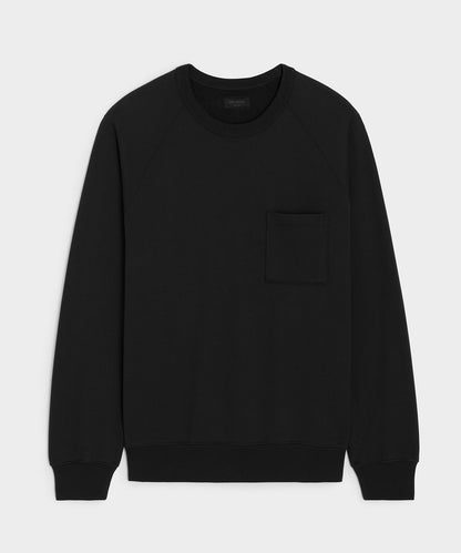 Todd Snyder Foundation Pocket Sweatshirt in Pitch Black Pitch Black