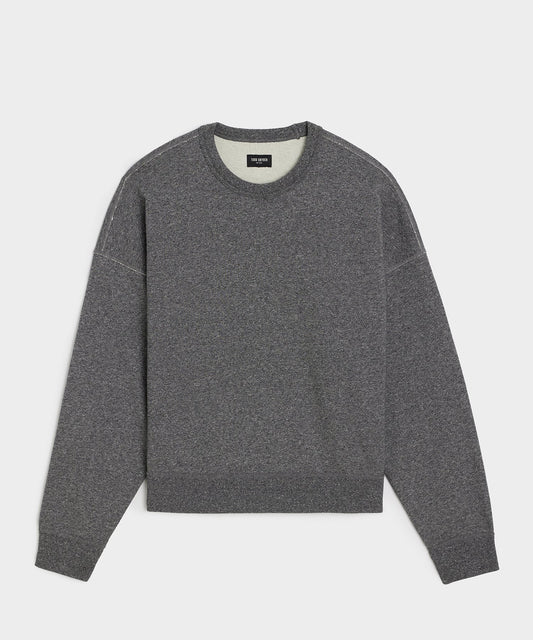 Todd Snyder Soho Sweatshirt in Salt And Pepper Salt And Pepper