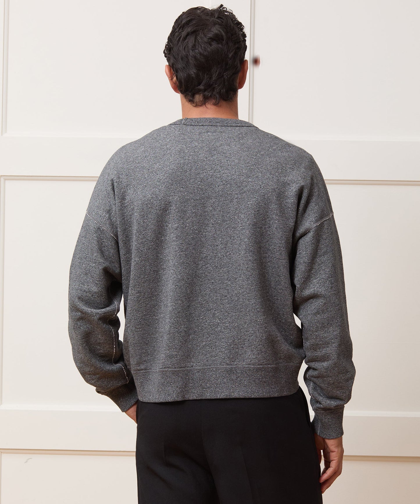 Todd Snyder Soho Sweatshirt in Salt And Pepper Salt And Pepper
