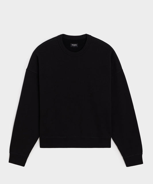 Todd Snyder Soho Sweatshirt in Pitch Black Pitch Black