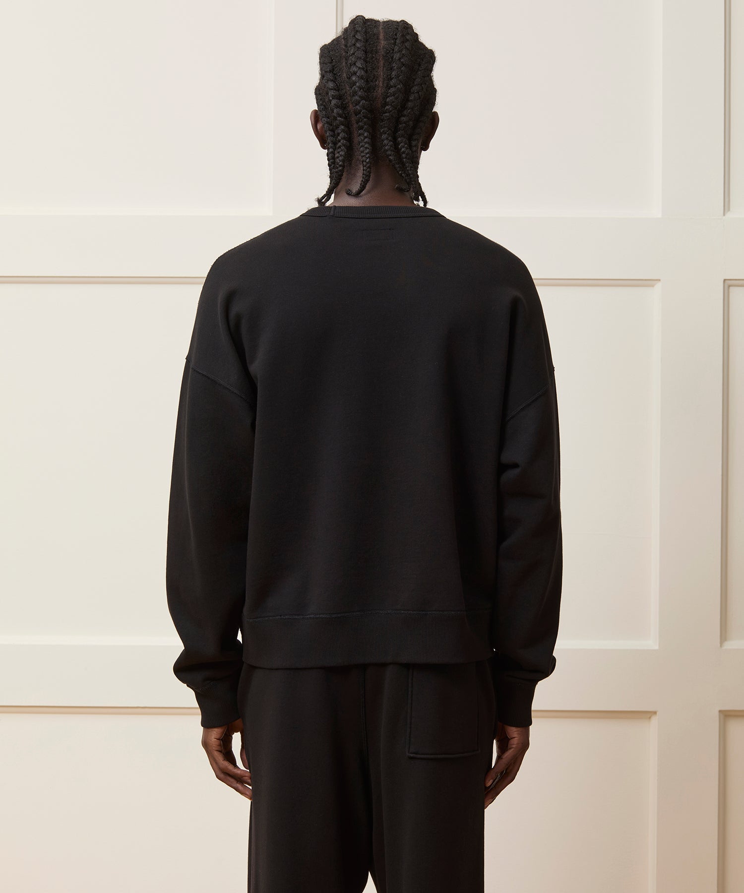 Todd Snyder Soho Sweatshirt in Pitch Black Pitch Black