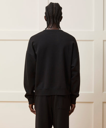 Todd Snyder Soho Sweatshirt in Pitch Black Pitch Black