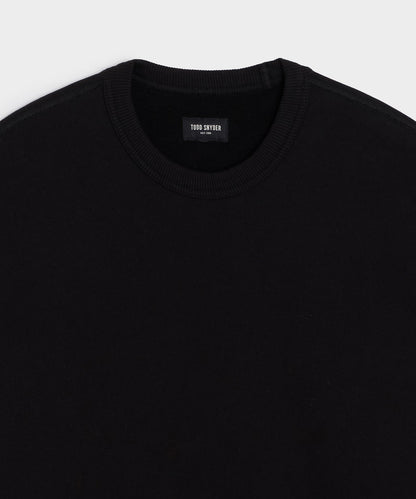 Todd Snyder Soho Sweatshirt in Pitch Black Pitch Black