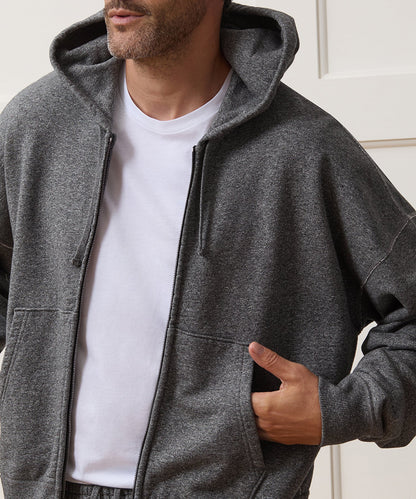 Todd Snyder Soho Full-Zip Sweatshirt in Salt And Pepper Salt And Pepper