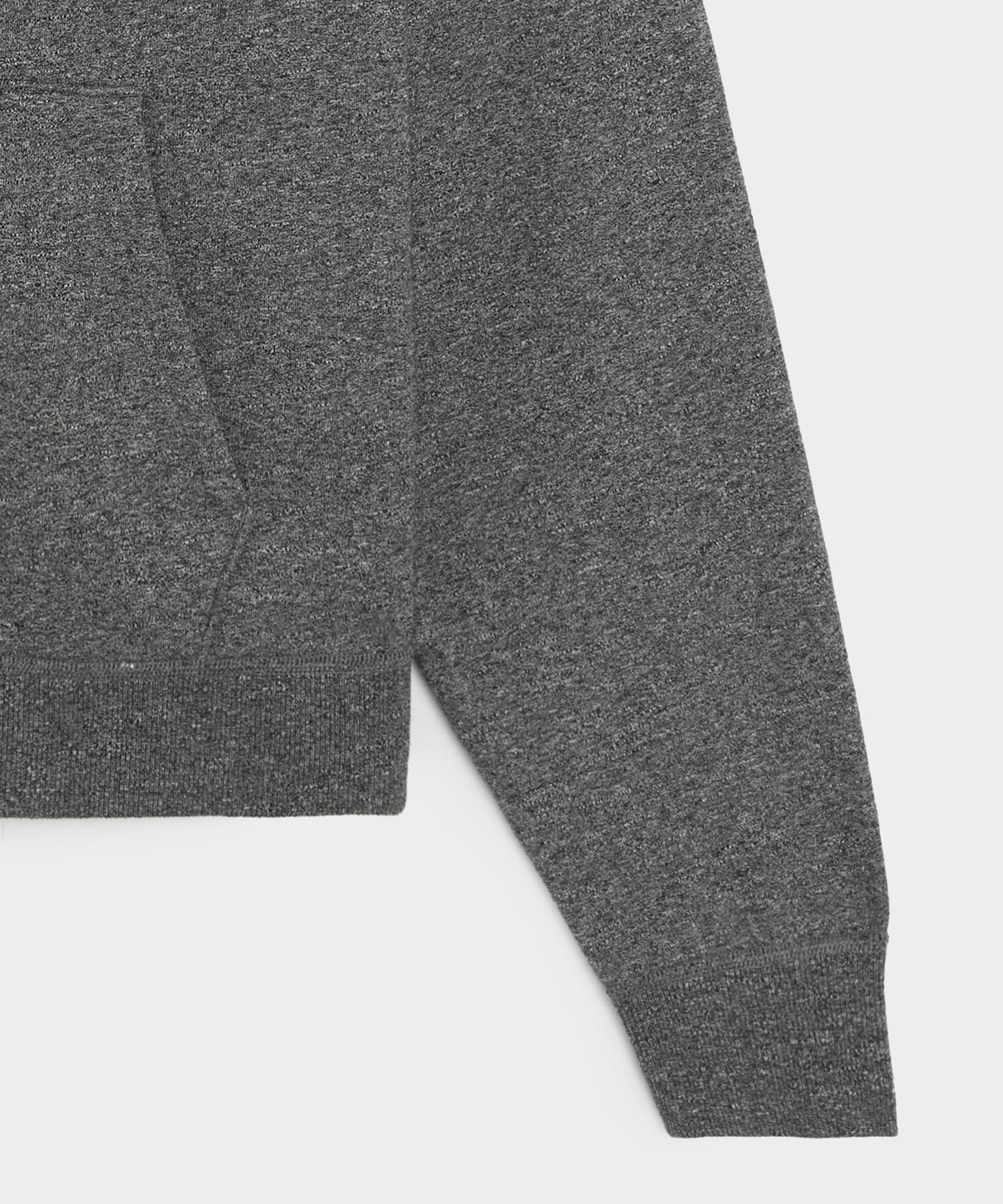 Todd Snyder Soho Full-Zip Sweatshirt in Salt And Pepper Salt And Pepper