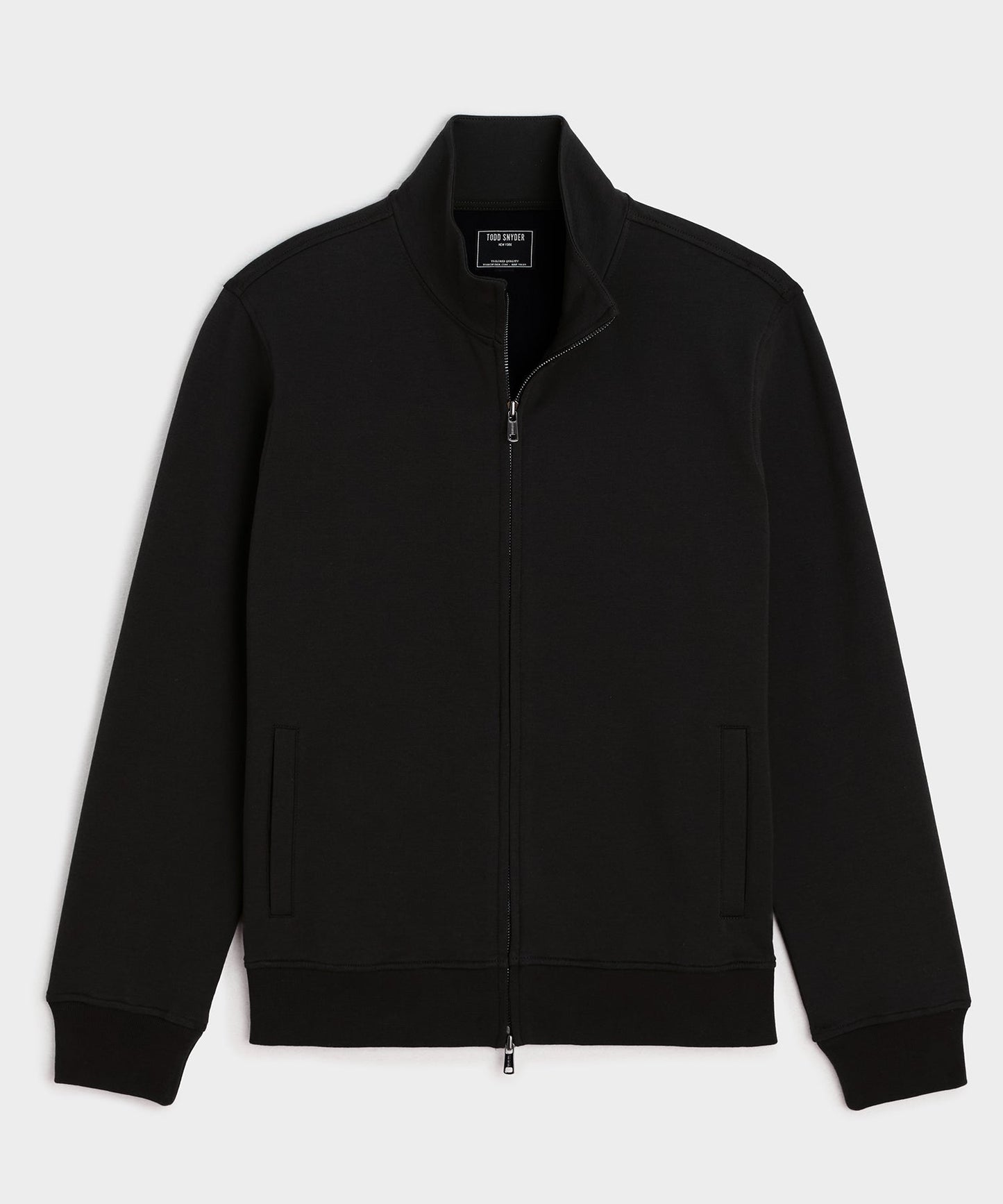 Todd Snyder Travel Terry Track Jacket in Black Black