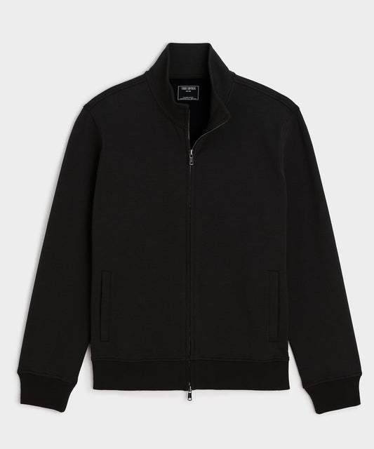 Todd Snyder Travel Terry Track Jacket in Black Black