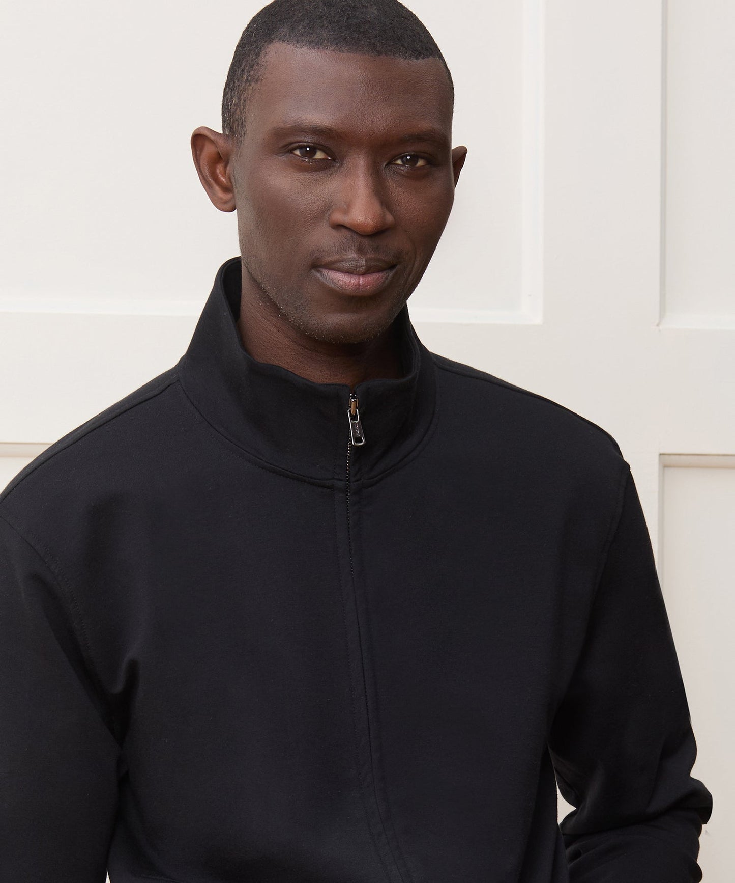 Todd Snyder Travel Terry Track Jacket in Black Black