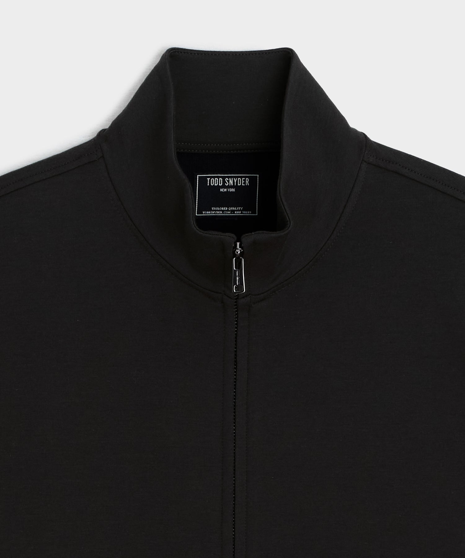 Todd Snyder Travel Terry Track Jacket in Black Black