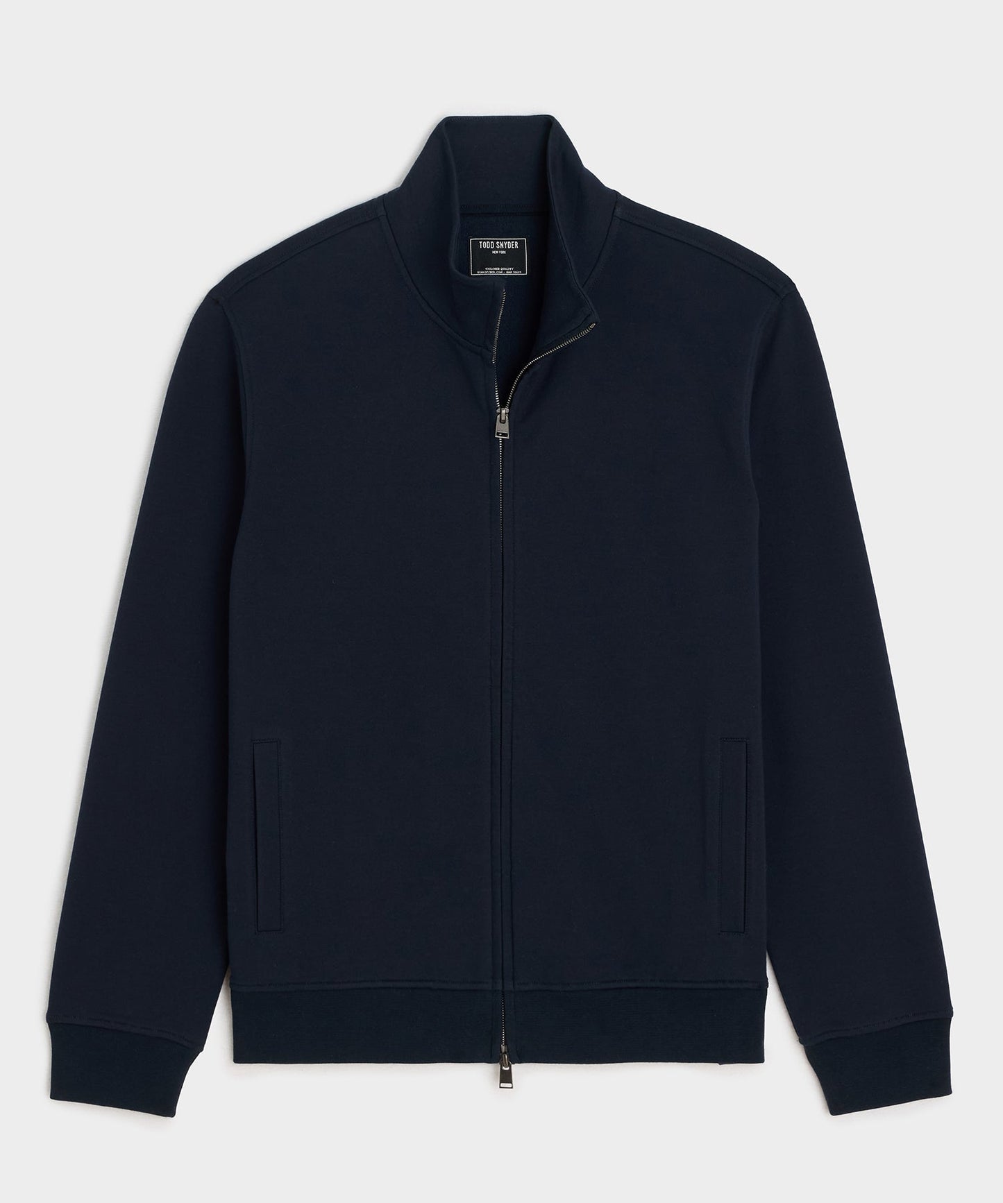 Todd Snyder Travel Terry Track Jacket in Navy Navy