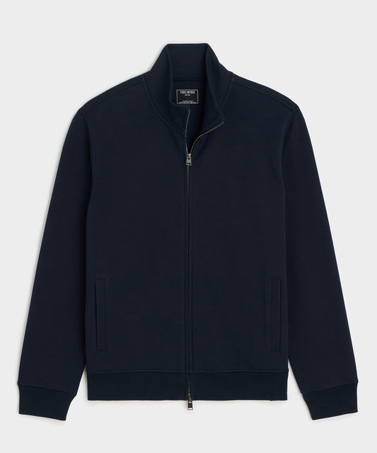 Todd Snyder Travel Terry Track Jacket in Navy Navy