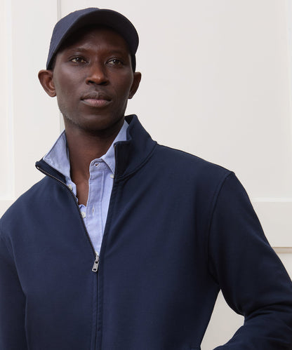 Todd Snyder Travel Terry Track Jacket in Navy Navy