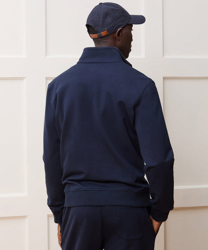 Todd Snyder Travel Terry Track Jacket in Navy Navy