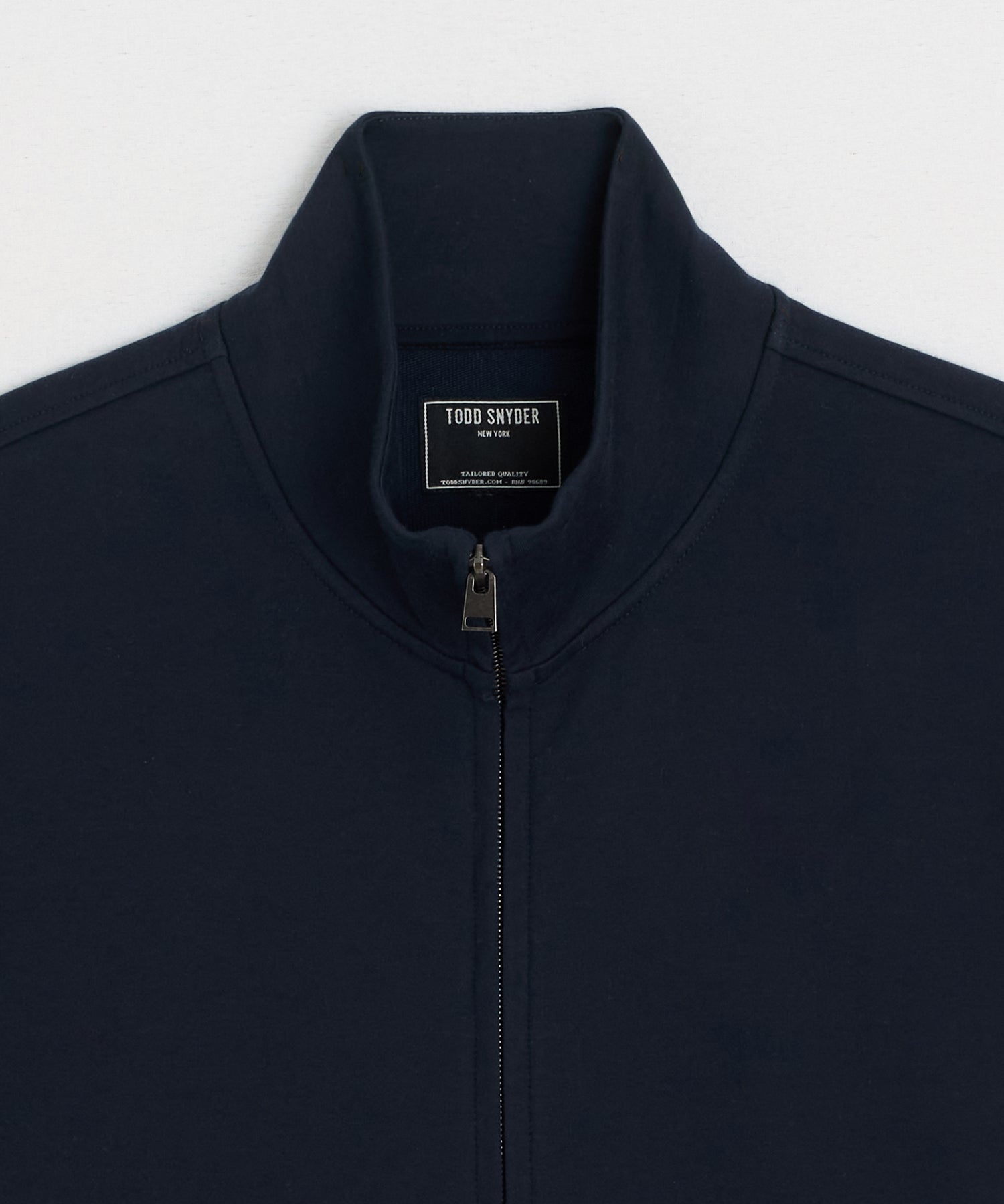 Todd Snyder Travel Terry Track Jacket in Navy Navy