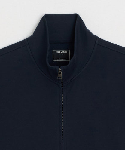 Todd Snyder Travel Terry Track Jacket in Navy Navy