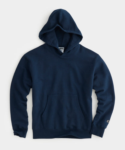 Todd Snyder Champion Relaxed French Terry Hoodie in Classic Navy Classic Navy