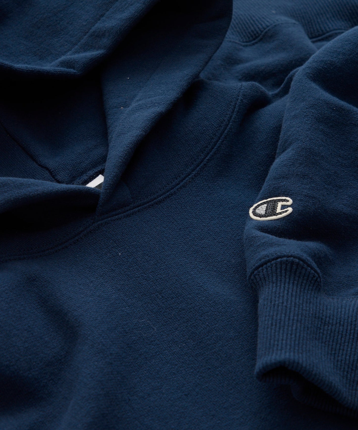 Todd Snyder Champion Relaxed French Terry Hoodie in Classic Navy Classic Navy