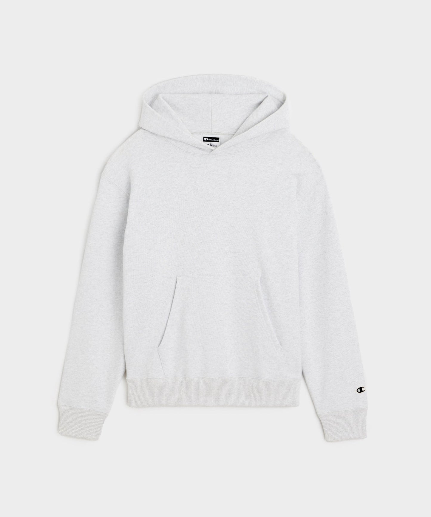 Todd Snyder Champion Relaxed French Terry Hoodie in Silver Mix Silver Mix