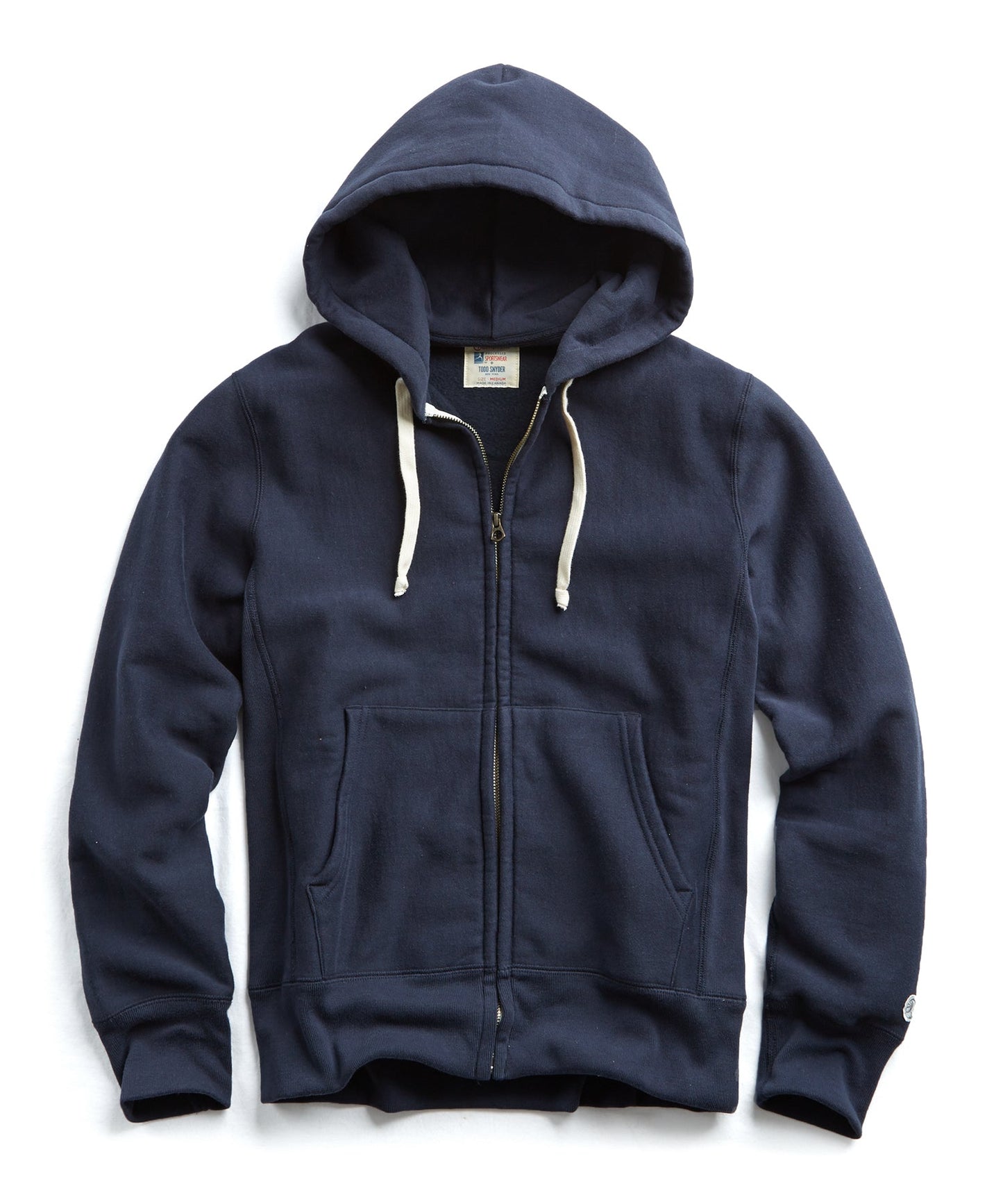 Todd Snyder Champion Heavyweight Full-Zip Sweatshirt in Navy Navy