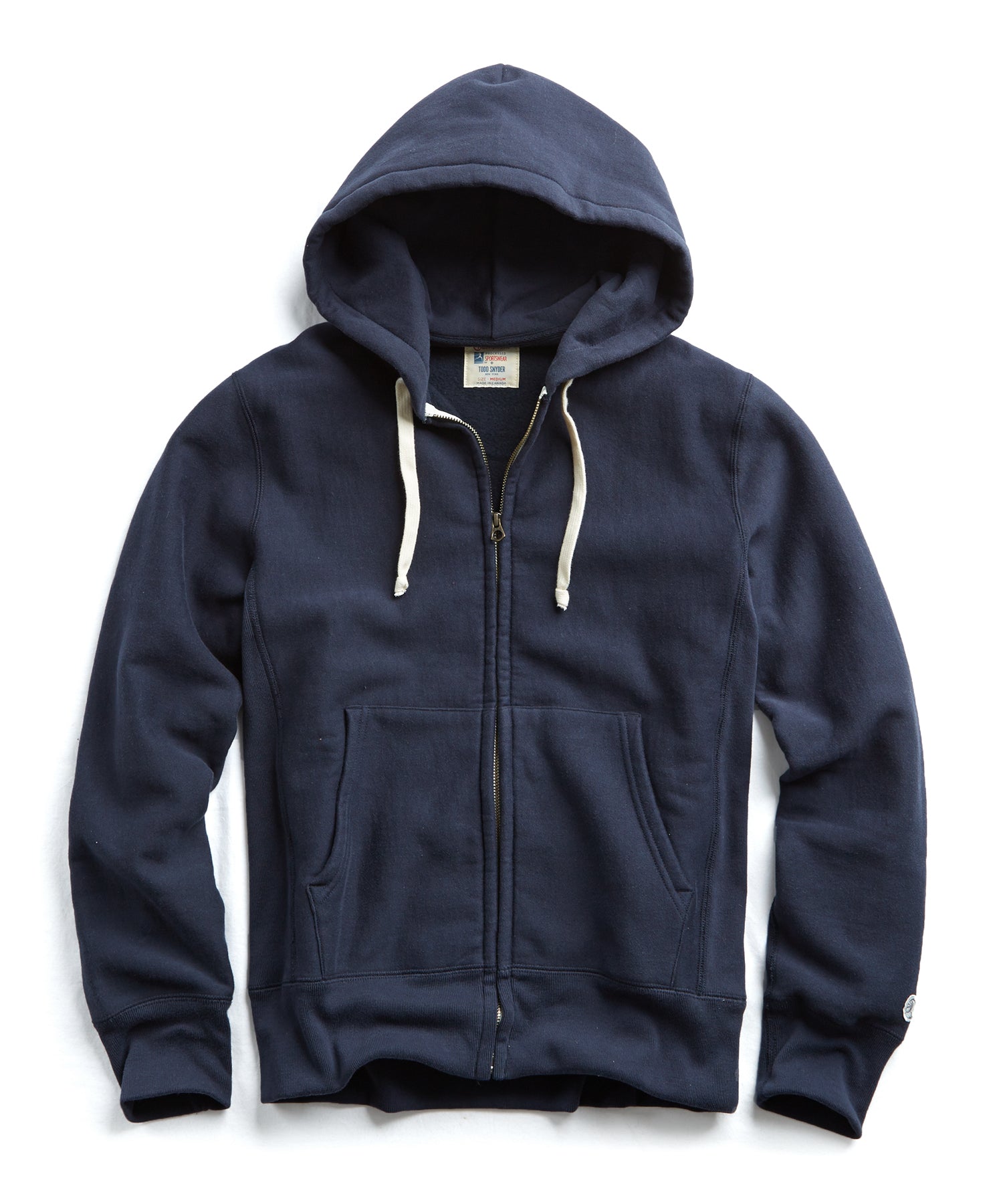 Todd Snyder Champion Heavyweight Full-Zip Sweatshirt in Navy Navy