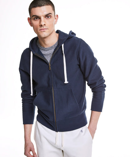 Todd Snyder Champion Heavyweight Full-Zip Sweatshirt in Navy Navy