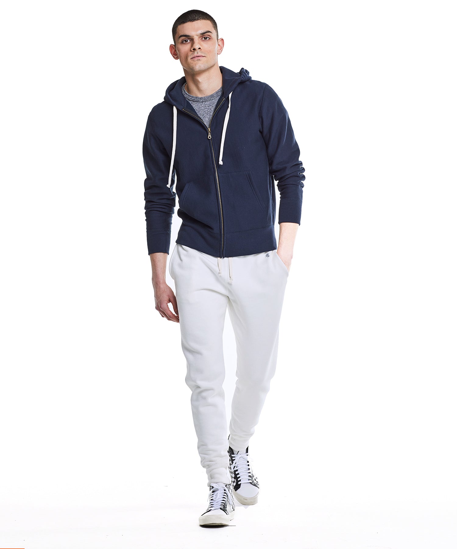 Todd Snyder Champion Heavyweight Full-Zip Sweatshirt in Navy Navy