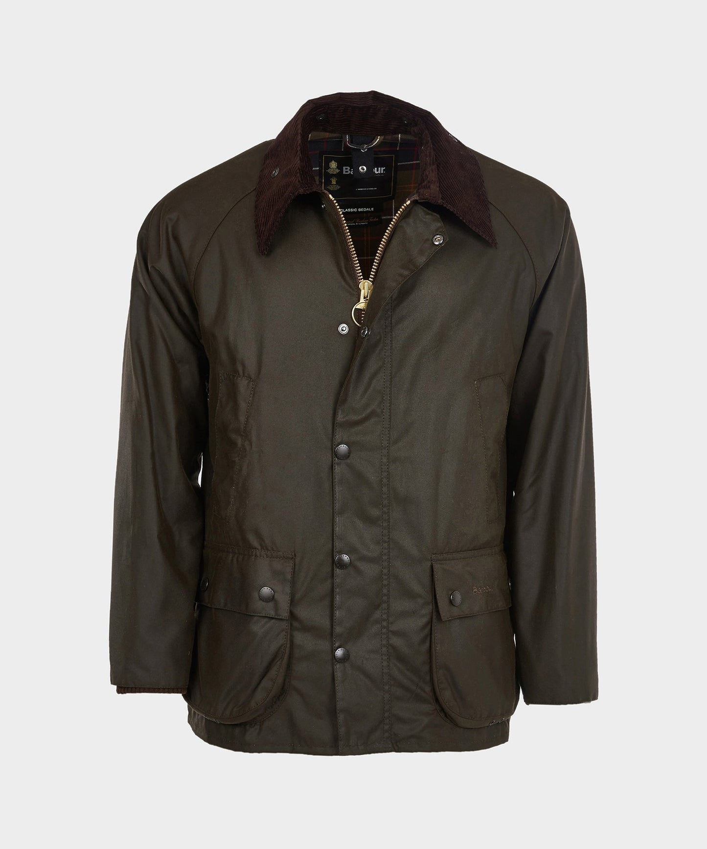 Todd Snyder Barbour Classic Bedale Wax Jacket in Olive Olive