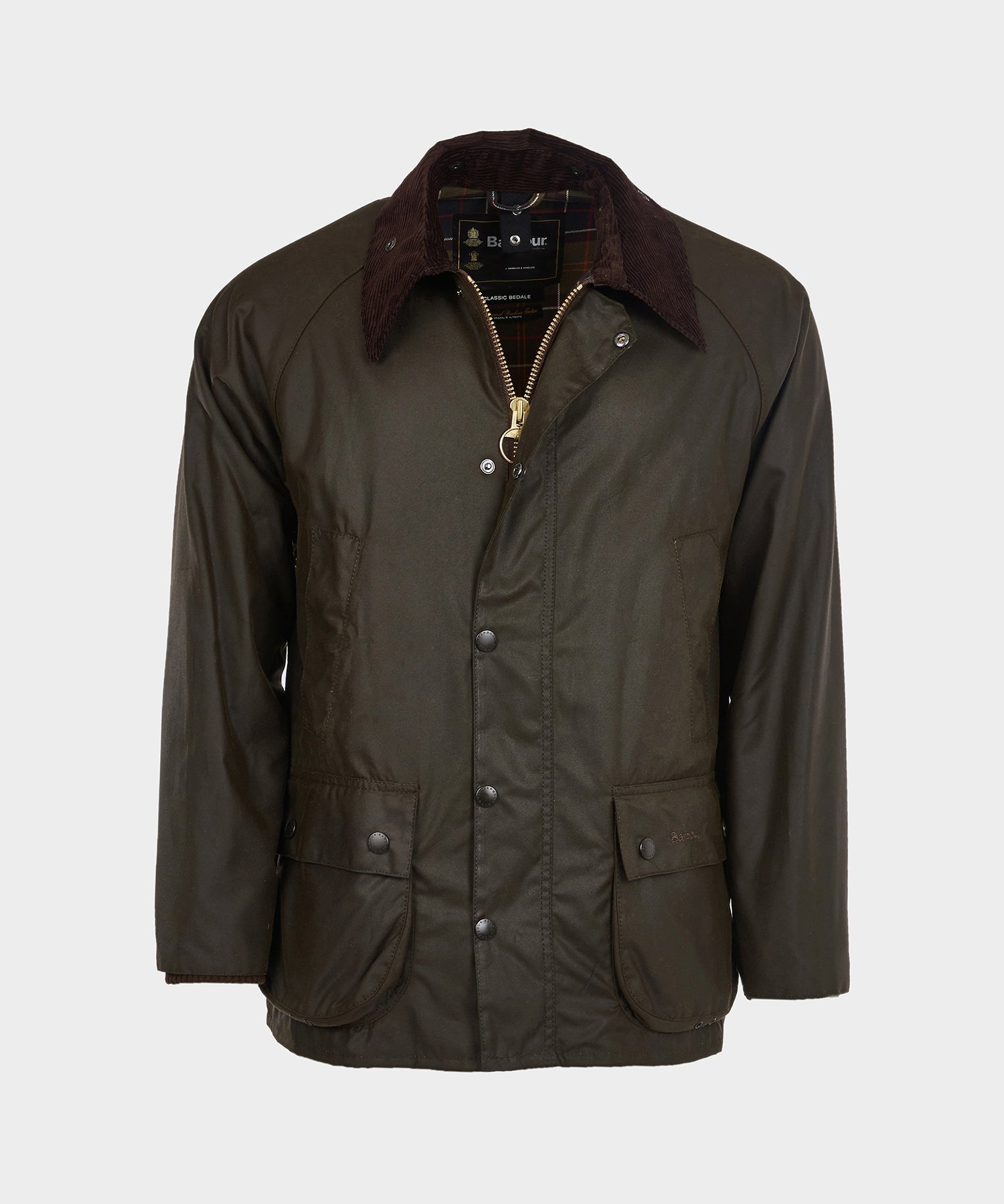 Todd Snyder Barbour Classic Bedale Wax Jacket in Olive Olive
