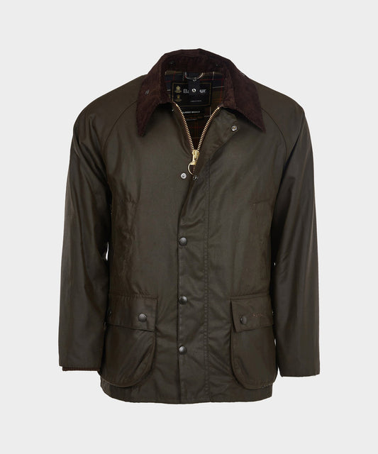 Todd Snyder Barbour Classic Bedale Wax Jacket in Olive Olive