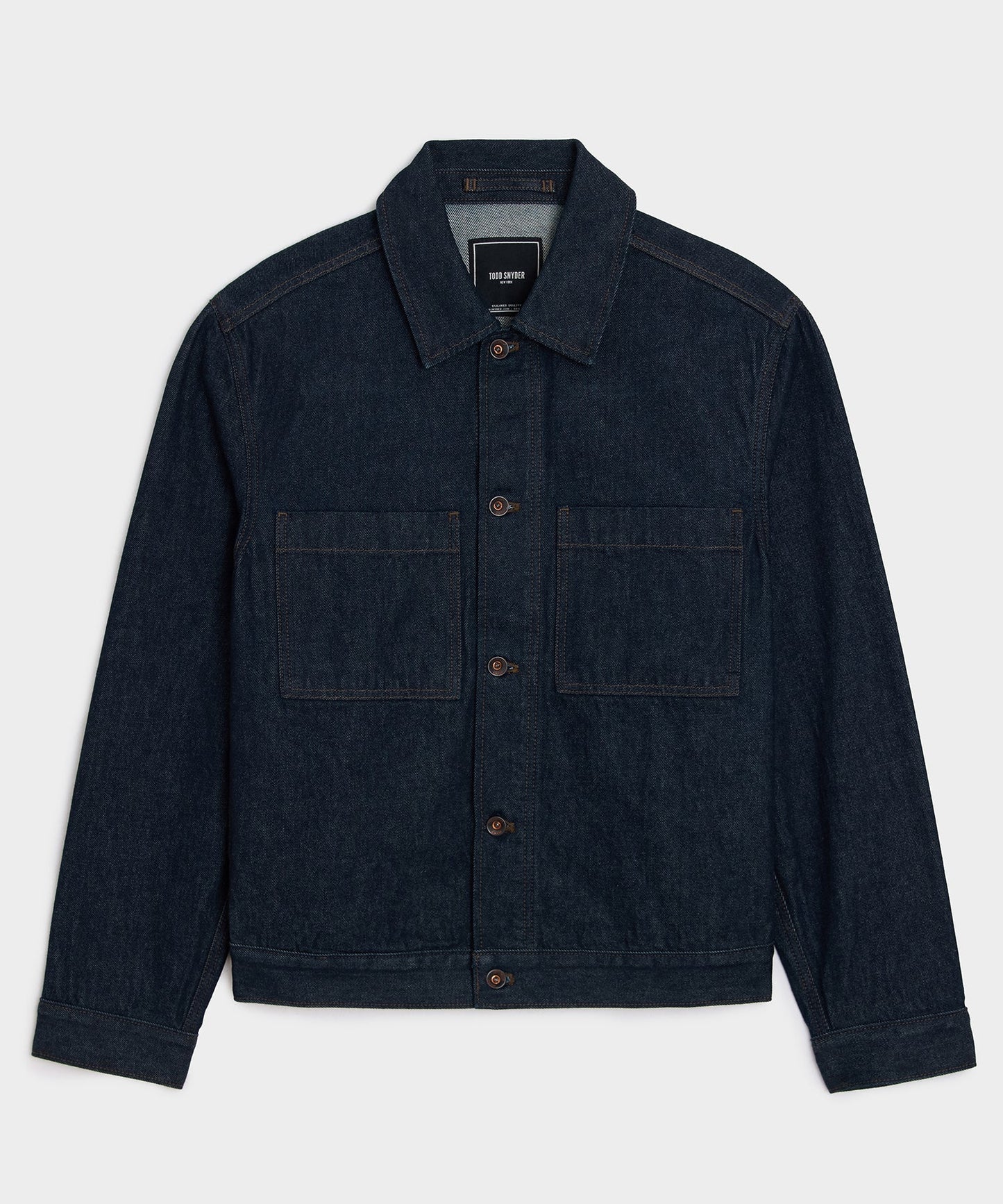 Todd Snyder Boxy Denim Jacket in Indigo Indigo