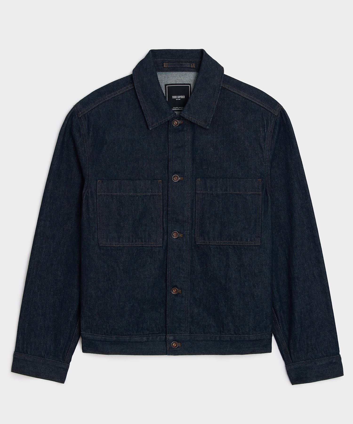 Todd Snyder Boxy Denim Jacket in Indigo Indigo