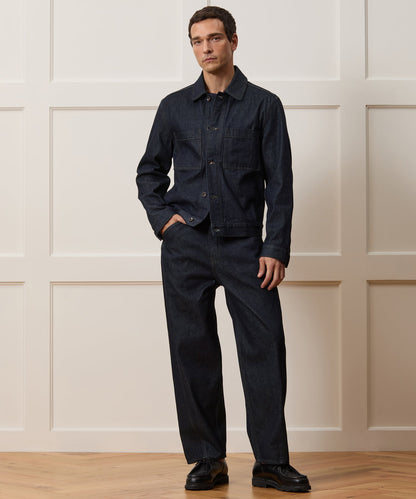 Todd Snyder Boxy Denim Jacket in Indigo Indigo