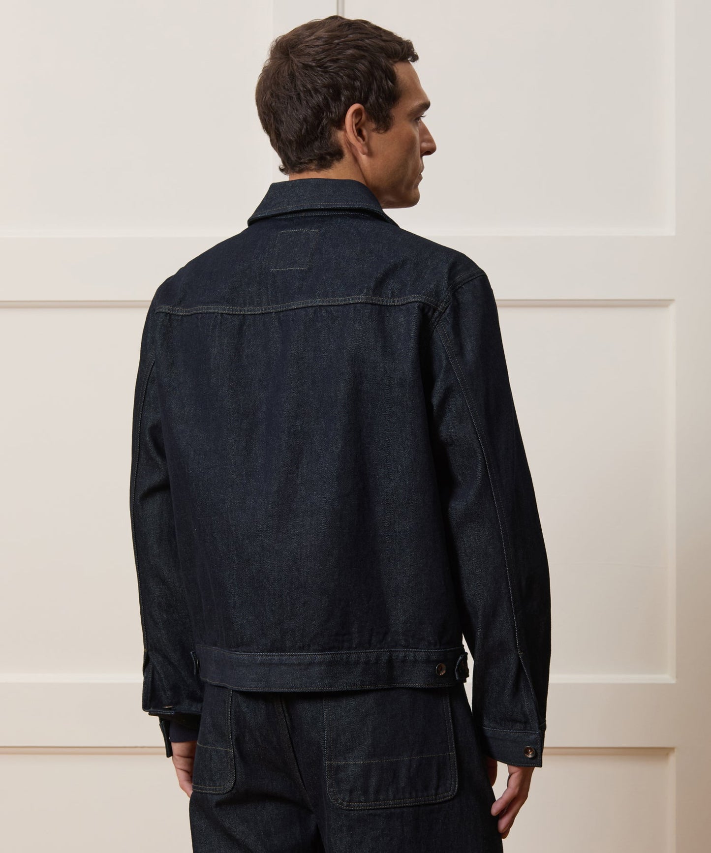 Todd Snyder Boxy Denim Jacket in Indigo Indigo