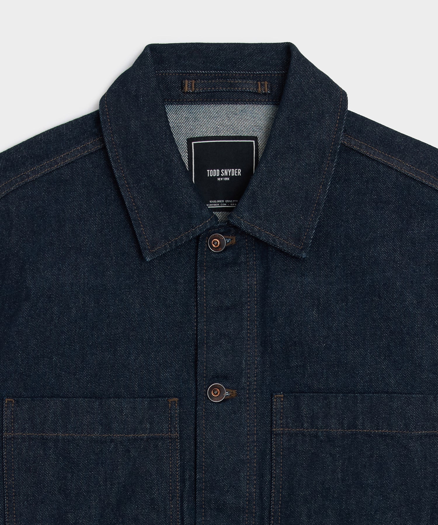 Todd Snyder Boxy Denim Jacket in Indigo Indigo