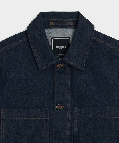 Todd Snyder Boxy Denim Jacket in Indigo Indigo