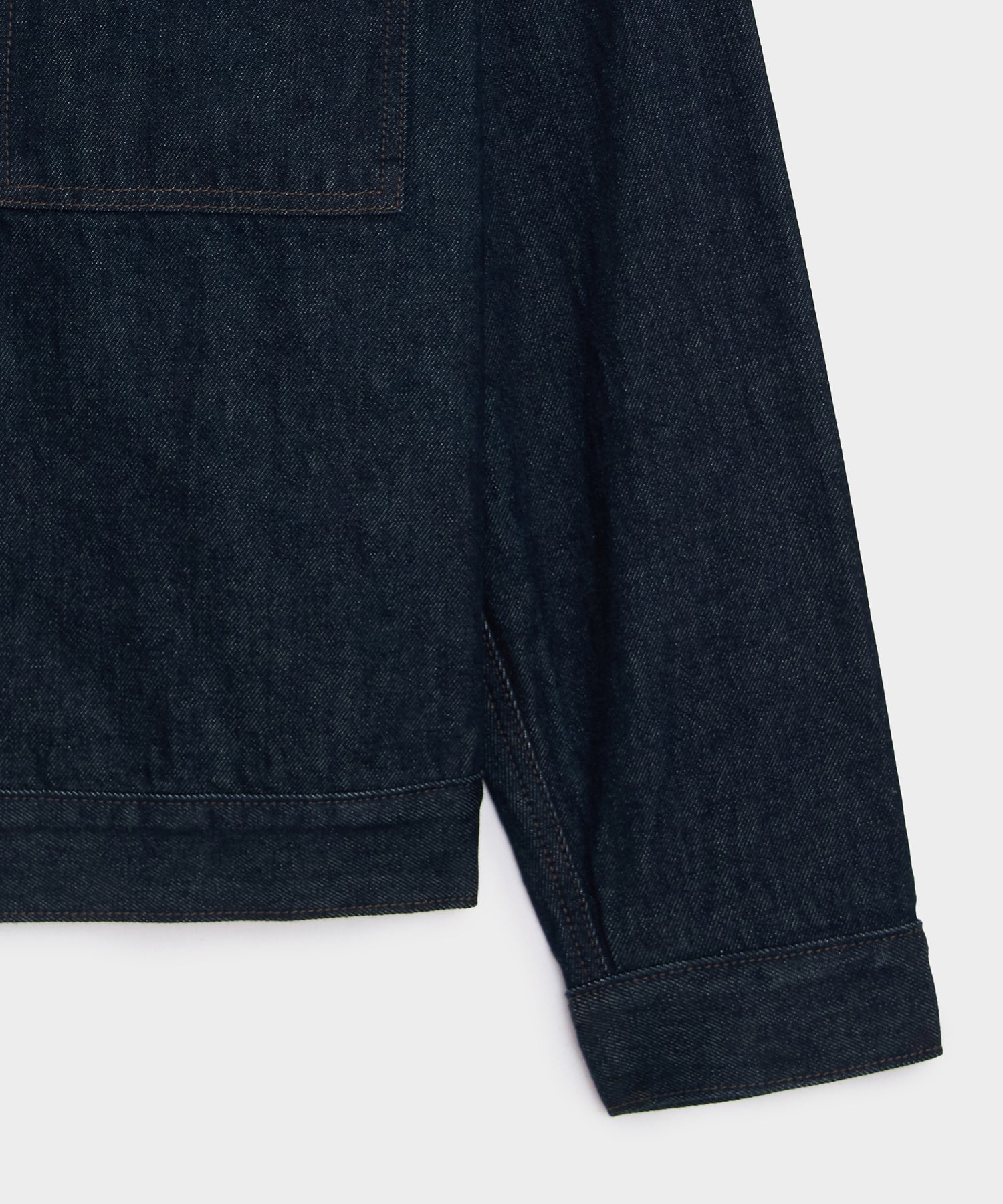 Todd Snyder Boxy Denim Jacket in Indigo Indigo