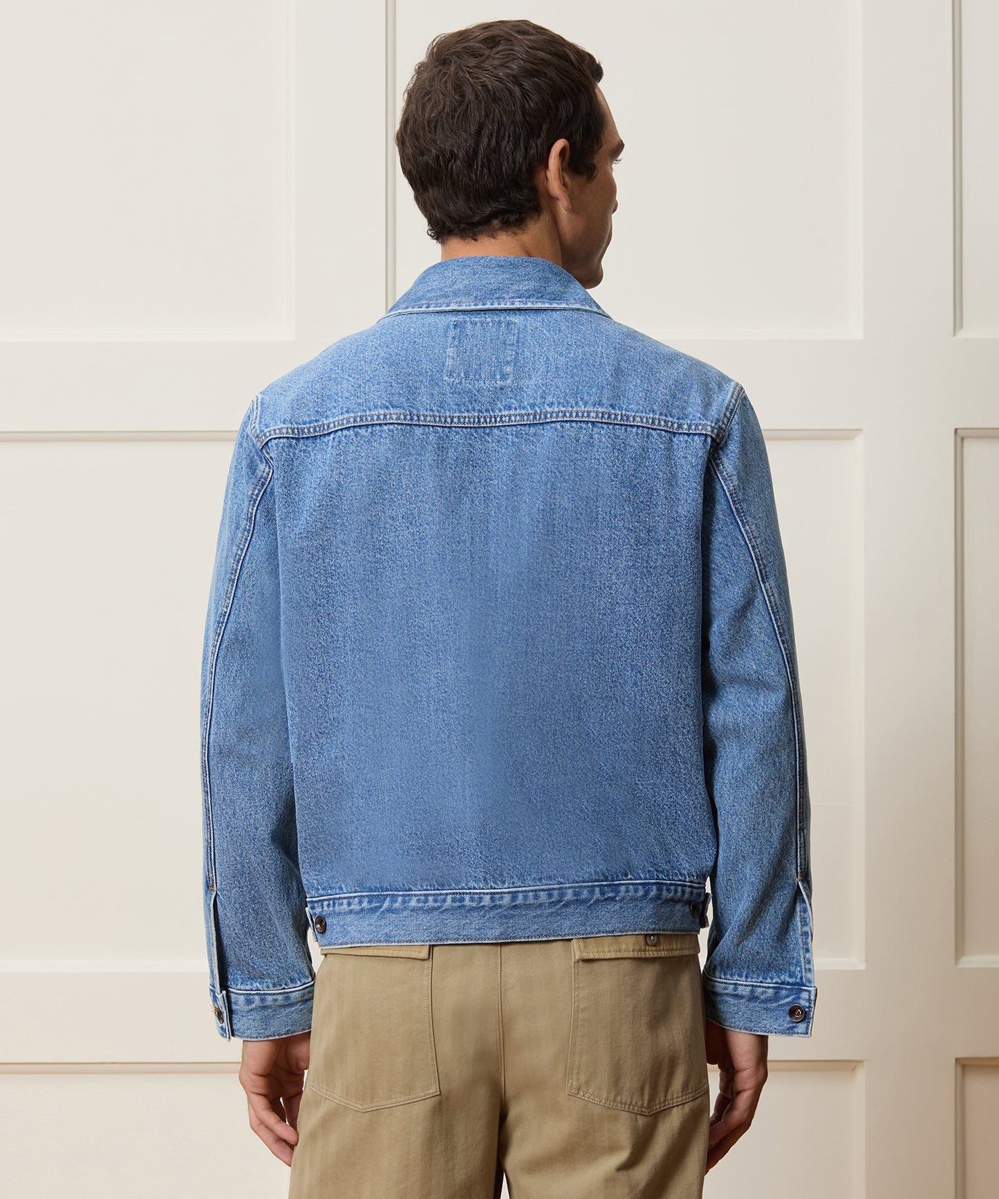 Todd Snyder Boxy Denim Jacket in Vintage Blue Vintage Blue