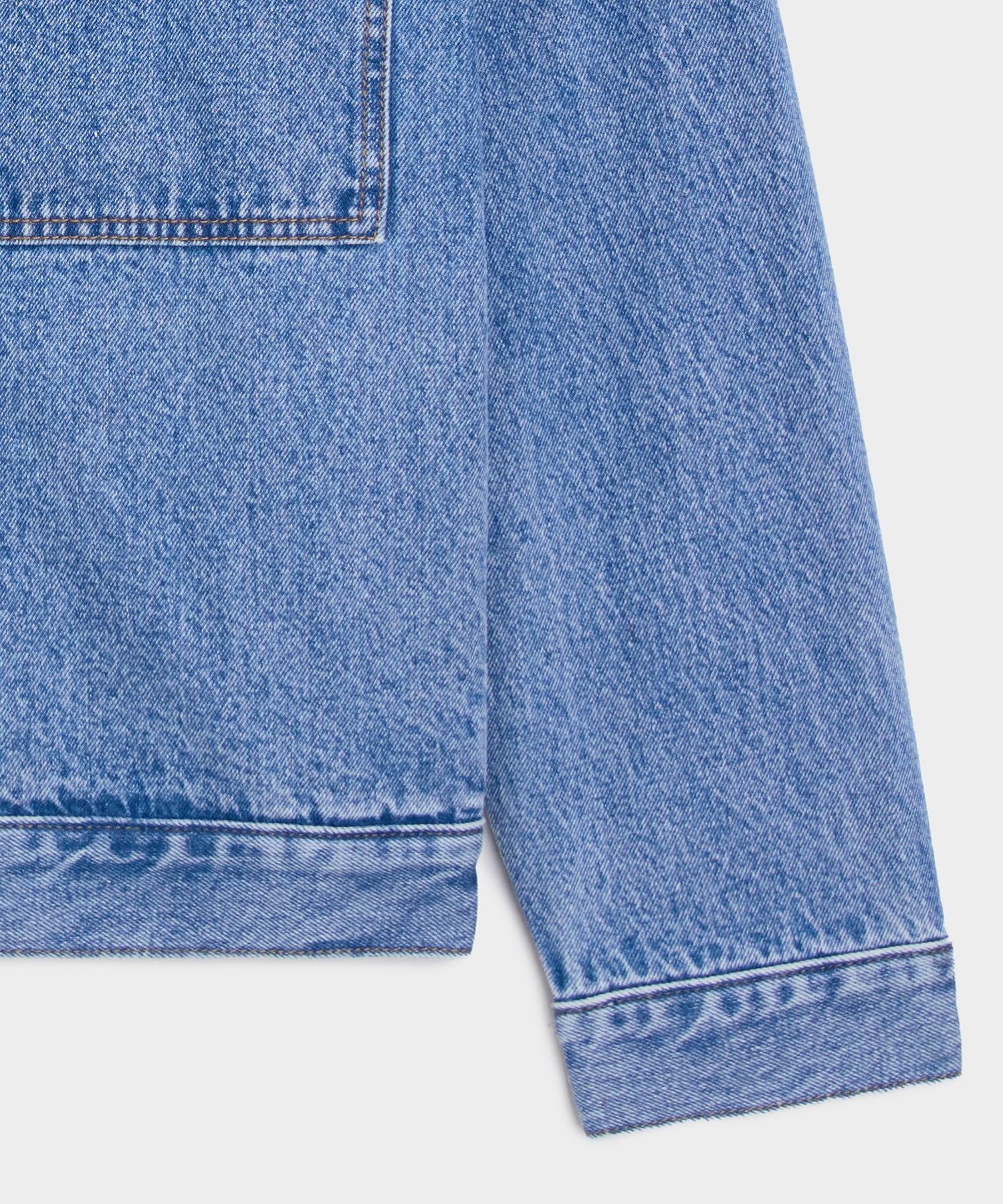 Todd Snyder Boxy Denim Jacket in Vintage Blue Vintage Blue