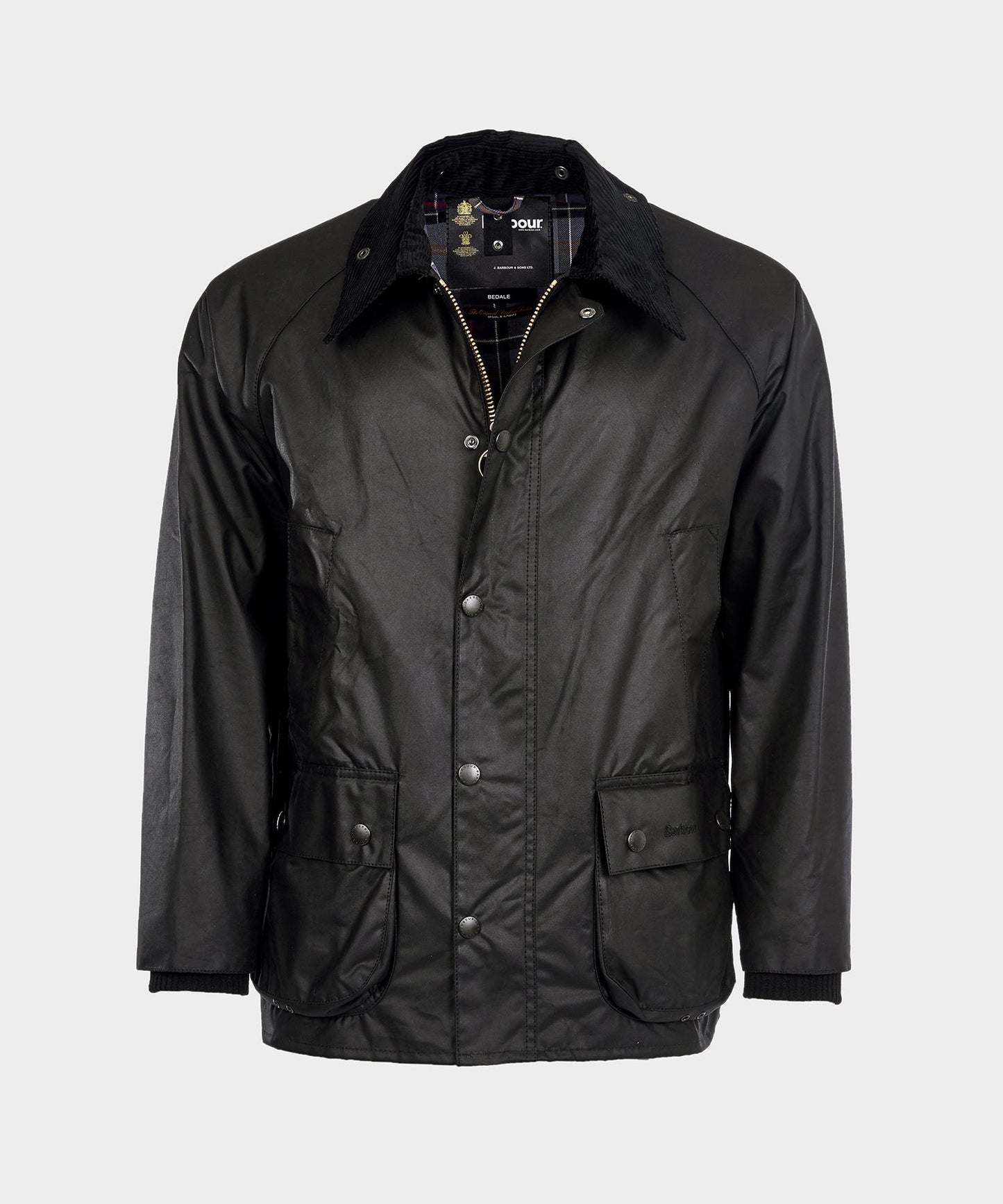 Todd Snyder Barbour Classic Bedale Wax Jacket in Black Black