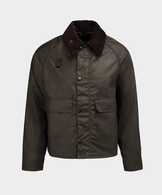 Todd Snyder Barbour Spey Wax Jacket in Olive Olive