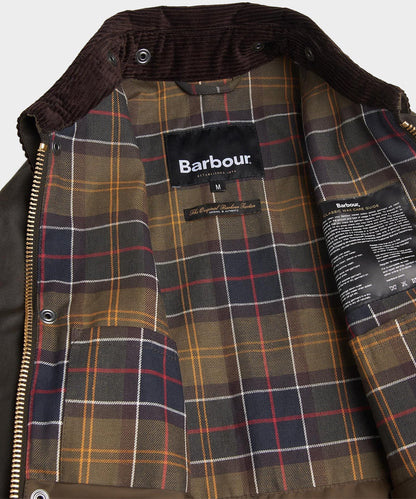 Todd Snyder Barbour Spey Wax Jacket in Olive Olive