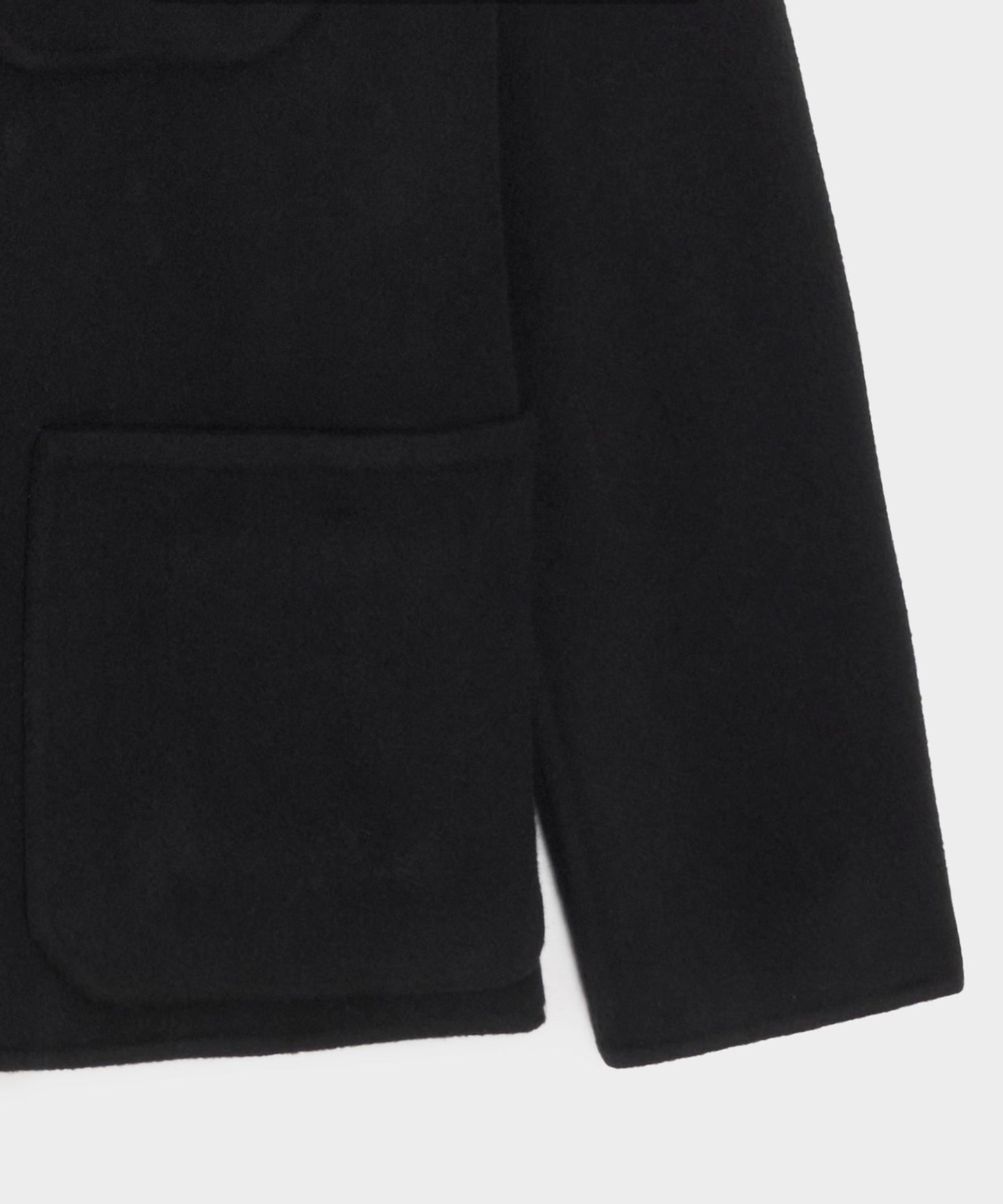 Todd Snyder Italian Cashmere Chore Coat in Black Black