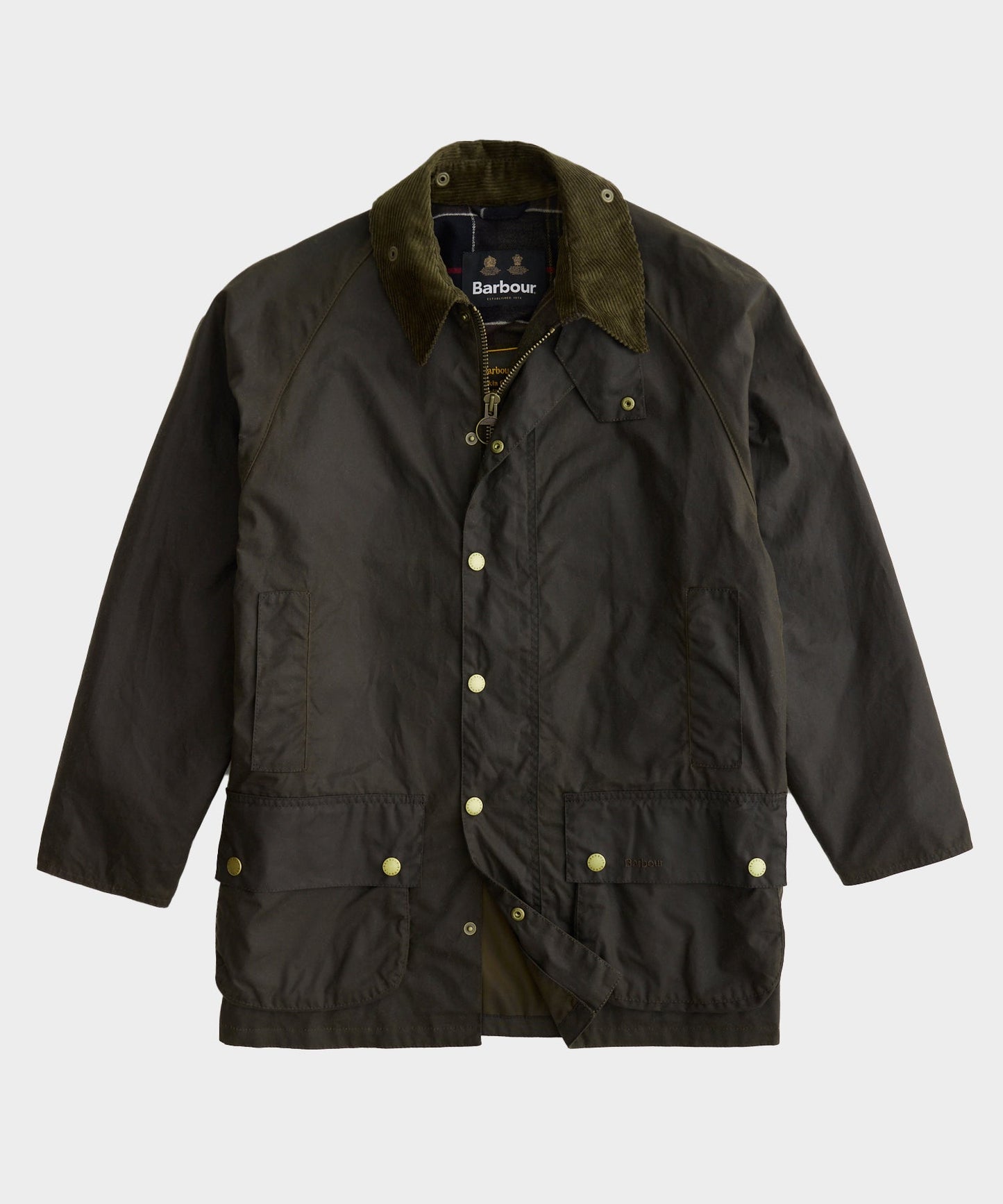 Todd Snyder Barbour Anniversary Beaufort Wax Jacket in Olive Olive