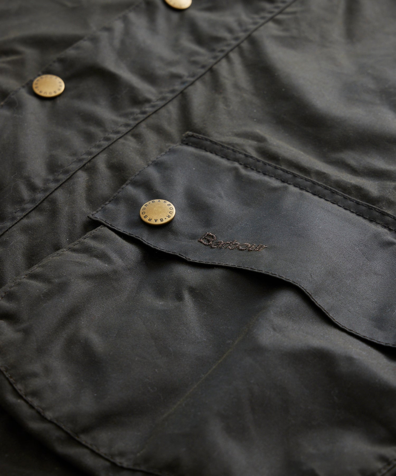 Todd Snyder Barbour Anniversary Beaufort Wax Jacket in Olive Olive